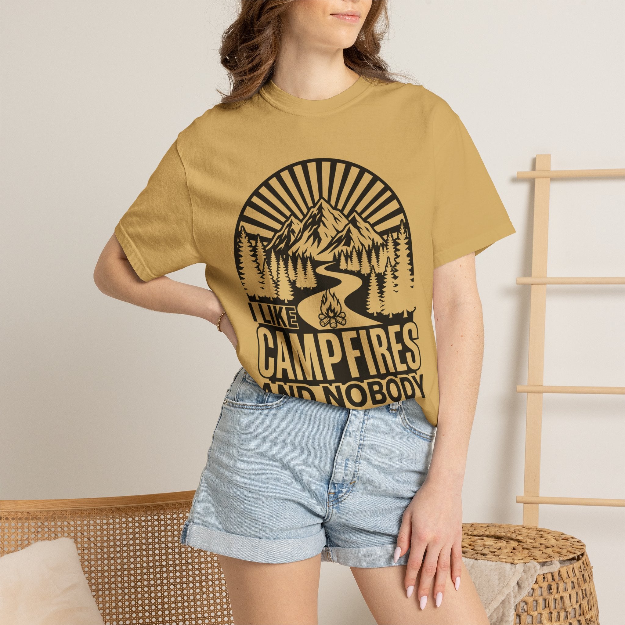 I Like Campfires And Nobody T-Shirt