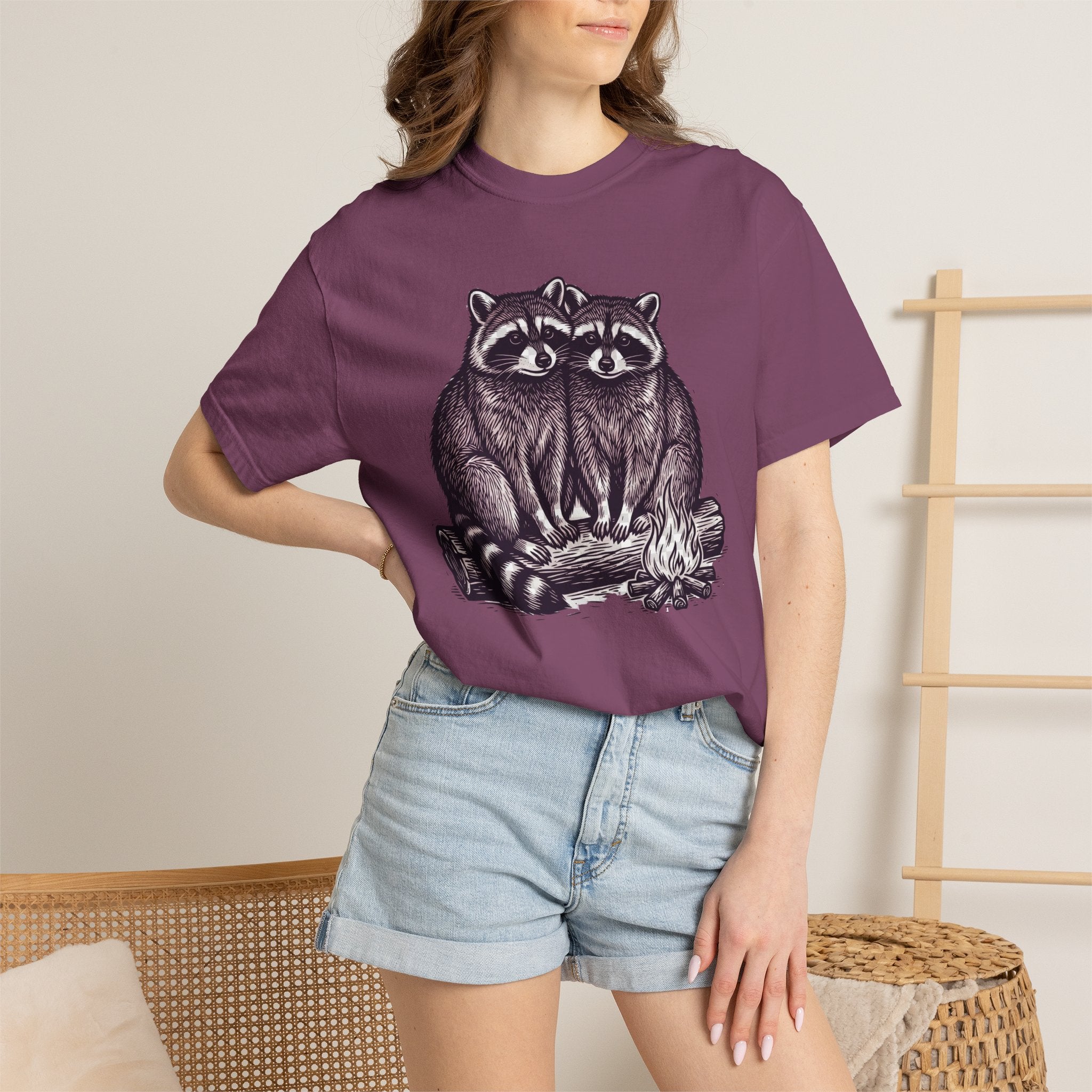 Cuddling Raccoons T-Shirt