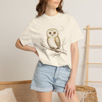 owl on a branch T-Shirt