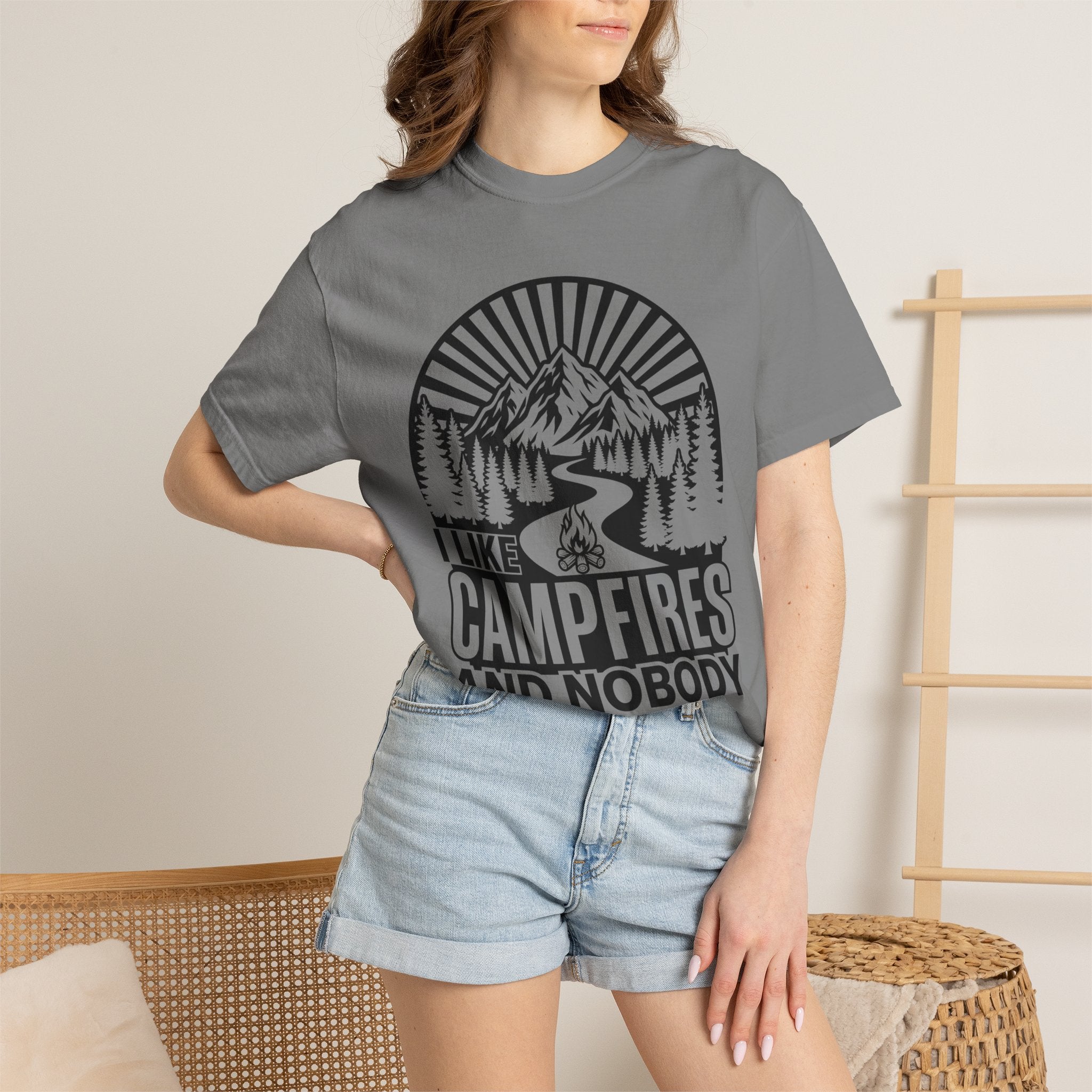 I Like Campfires And Nobody T-Shirt