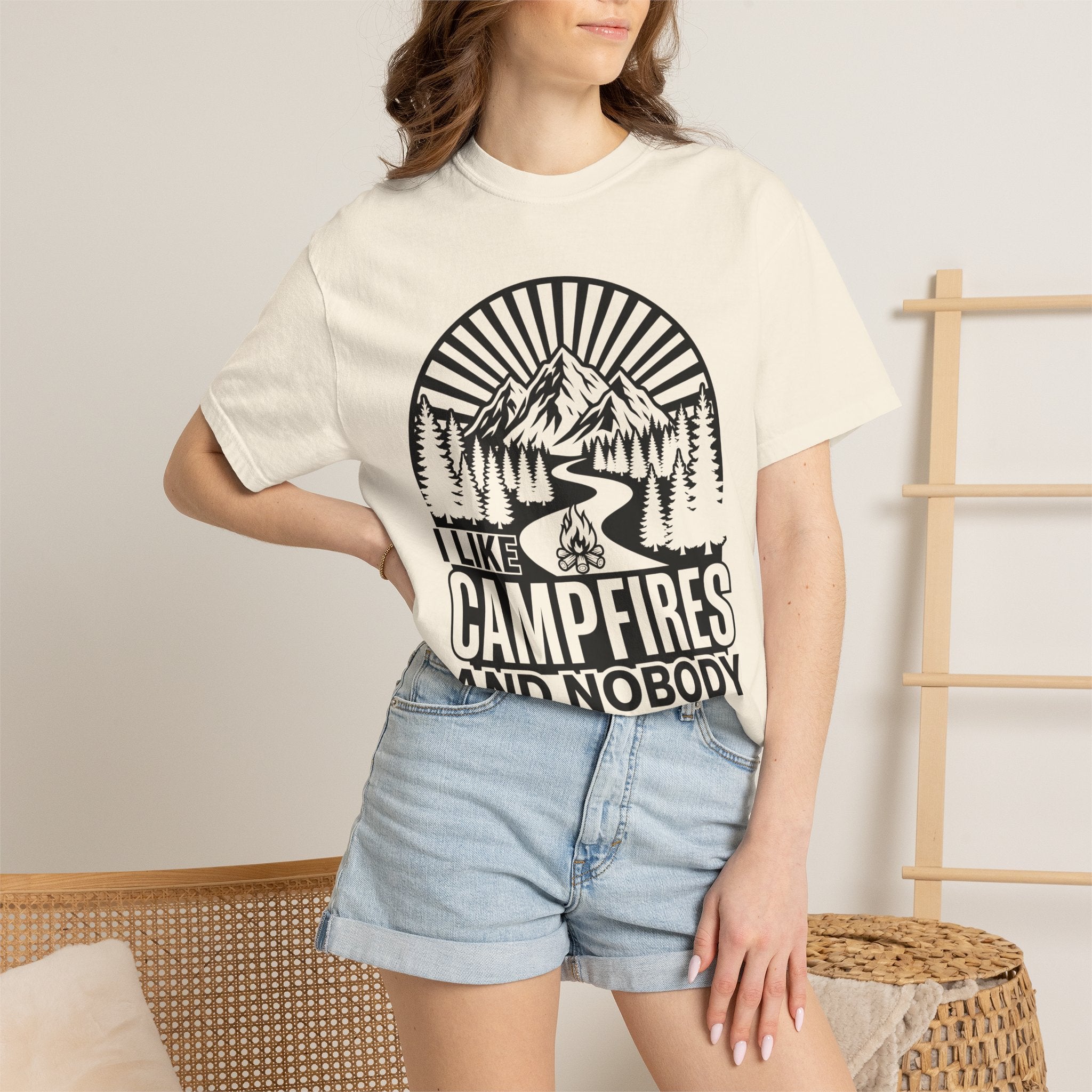 I Like Campfires And Nobody T-Shirt