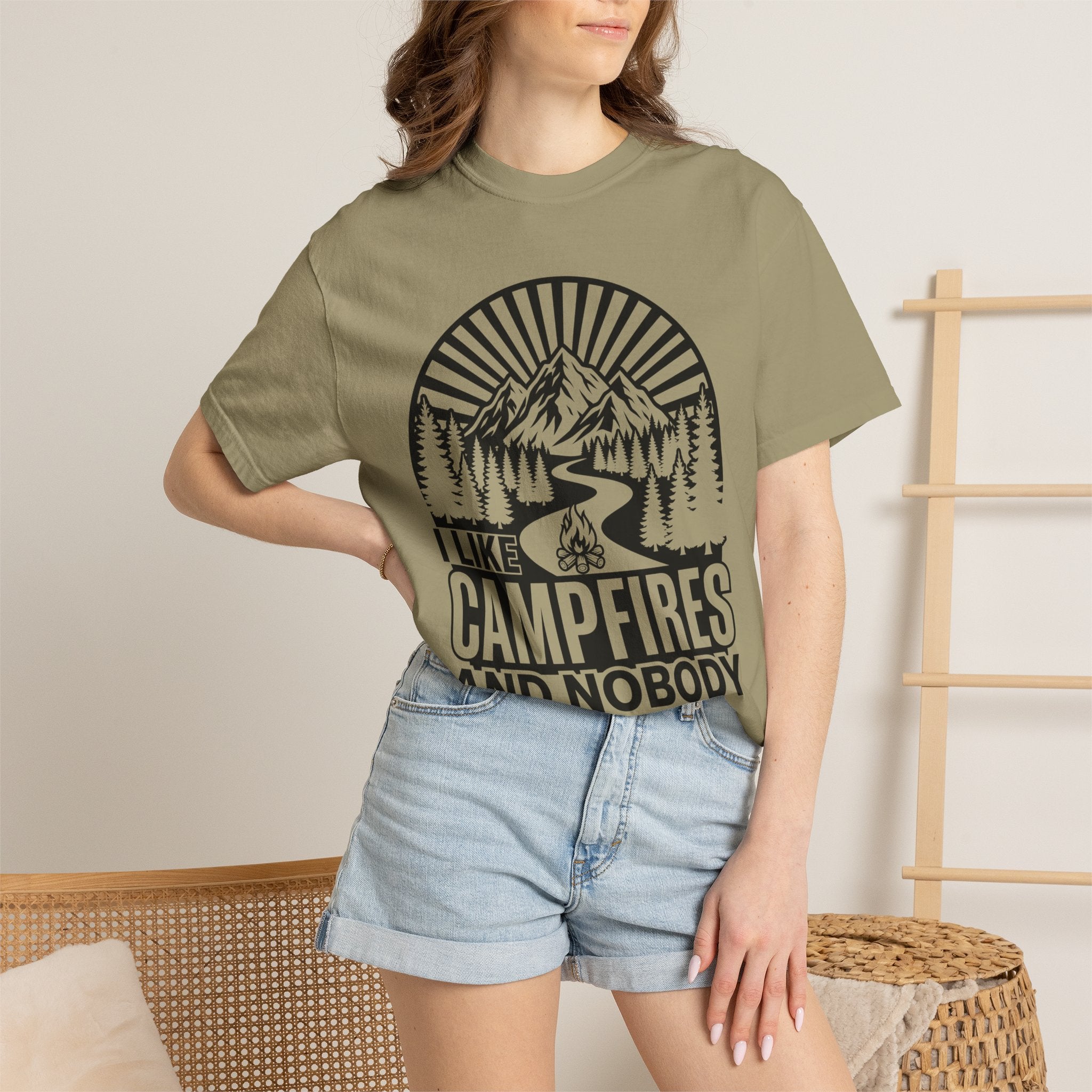 I Like Campfires And Nobody T-Shirt