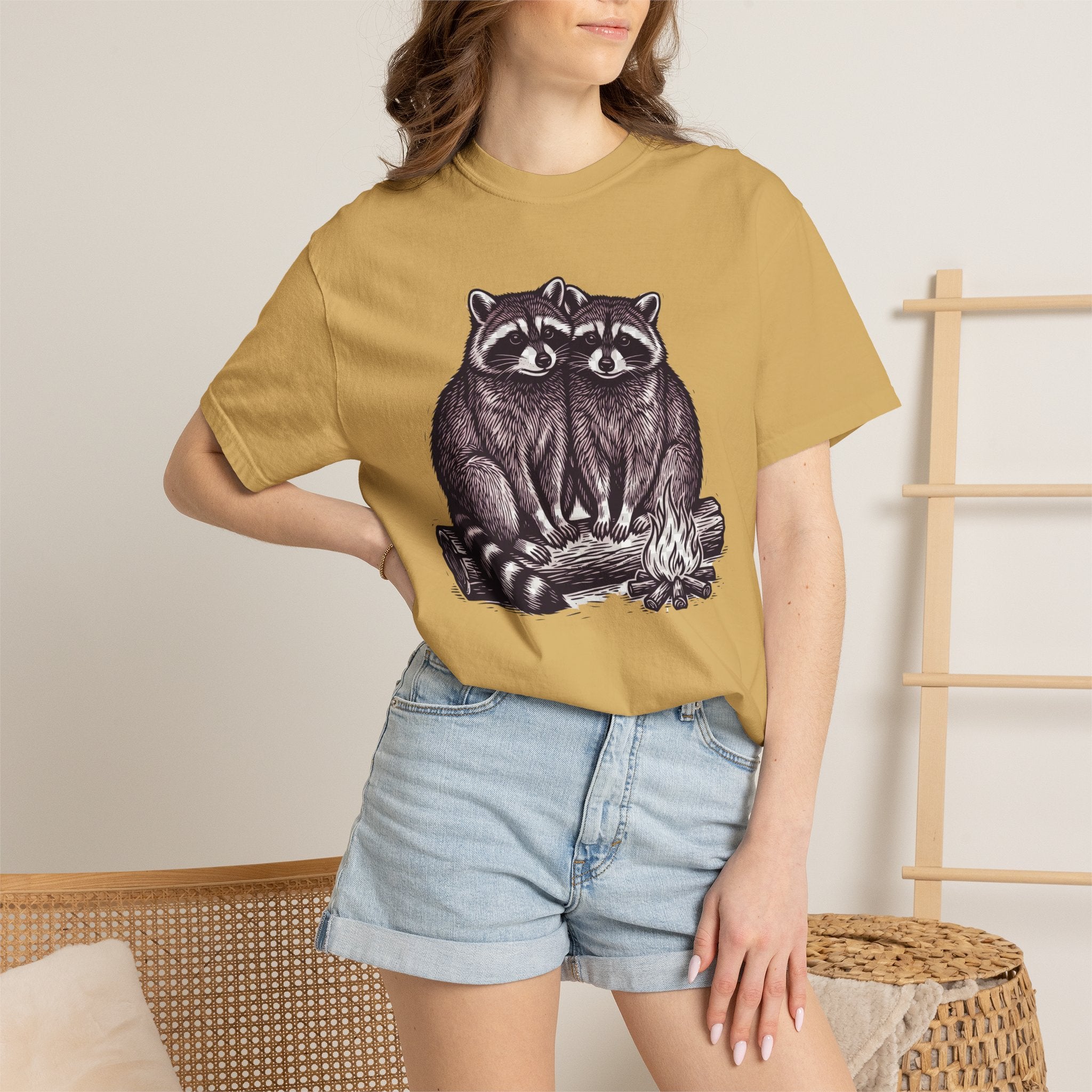 Cuddling Raccoons T-Shirt