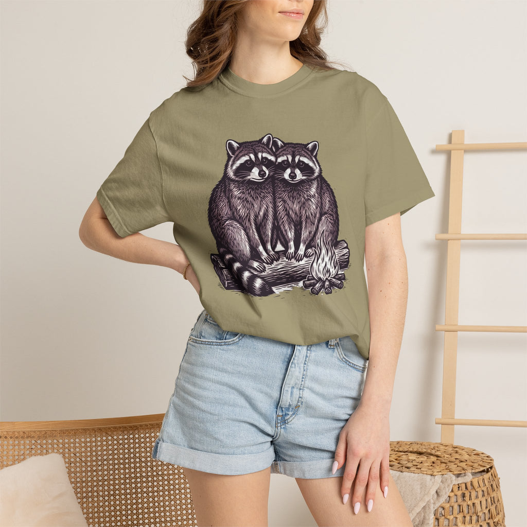 Cuddling Raccoons T-Shirt