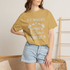 If it involves camping and silence T-Shirt