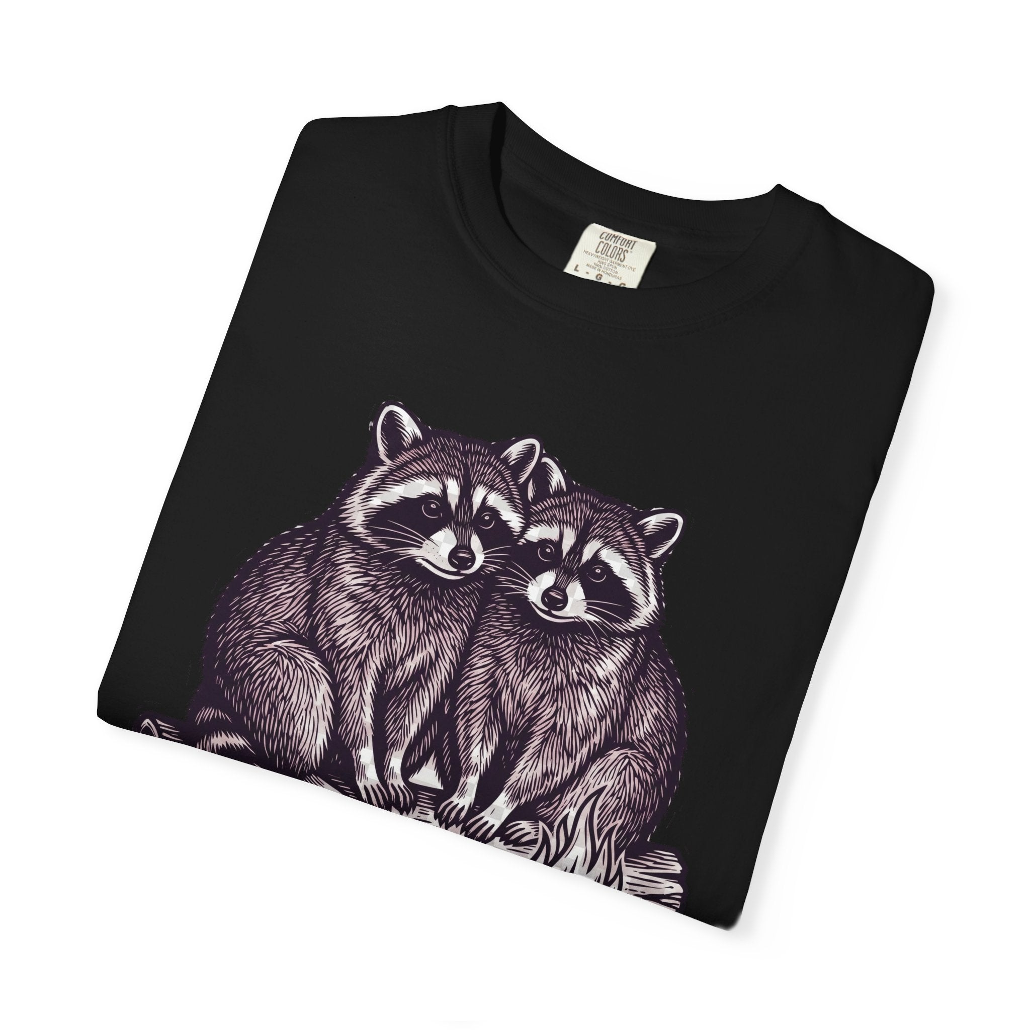 Cuddling Raccoons T-Shirt