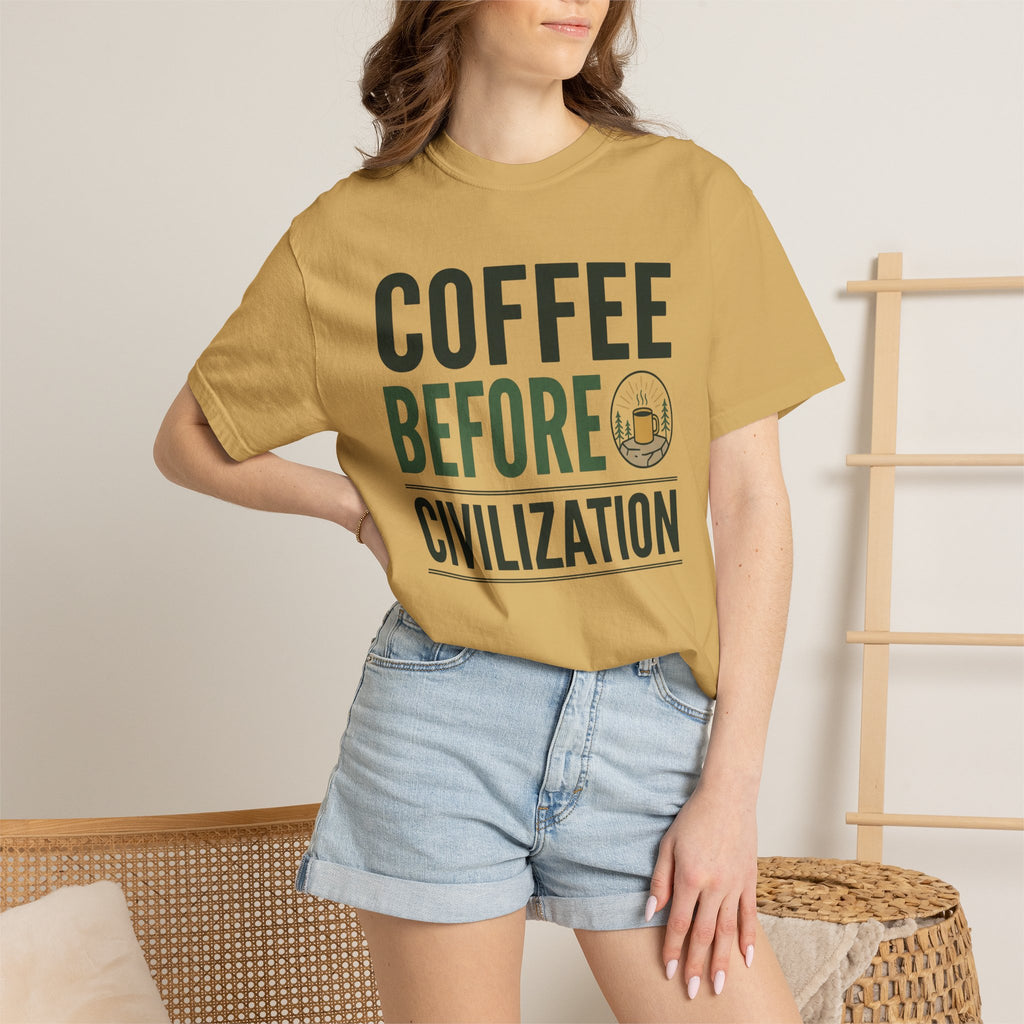 coffee before civilization T-Shirt