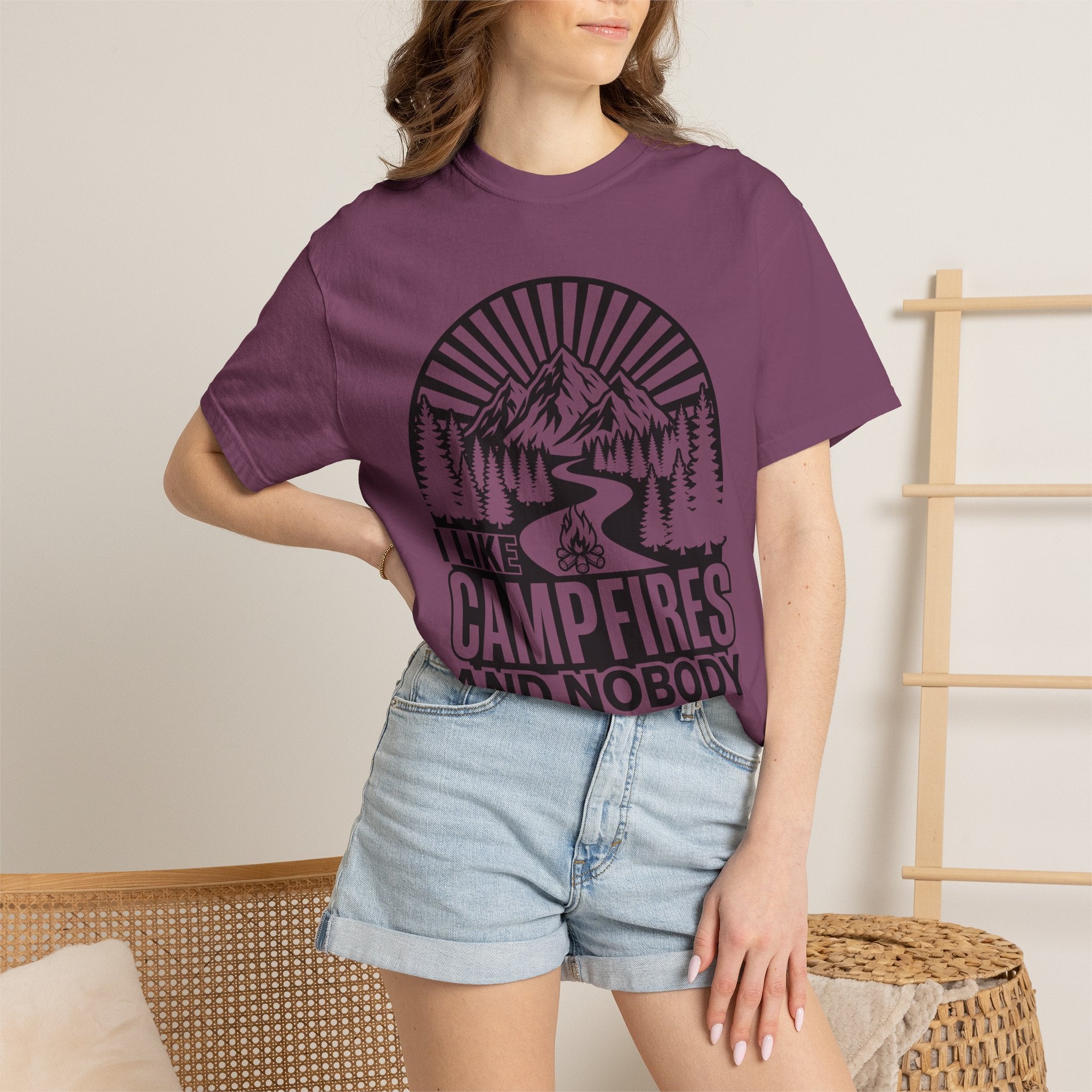 I Like Campfires And Nobody T-Shirt
