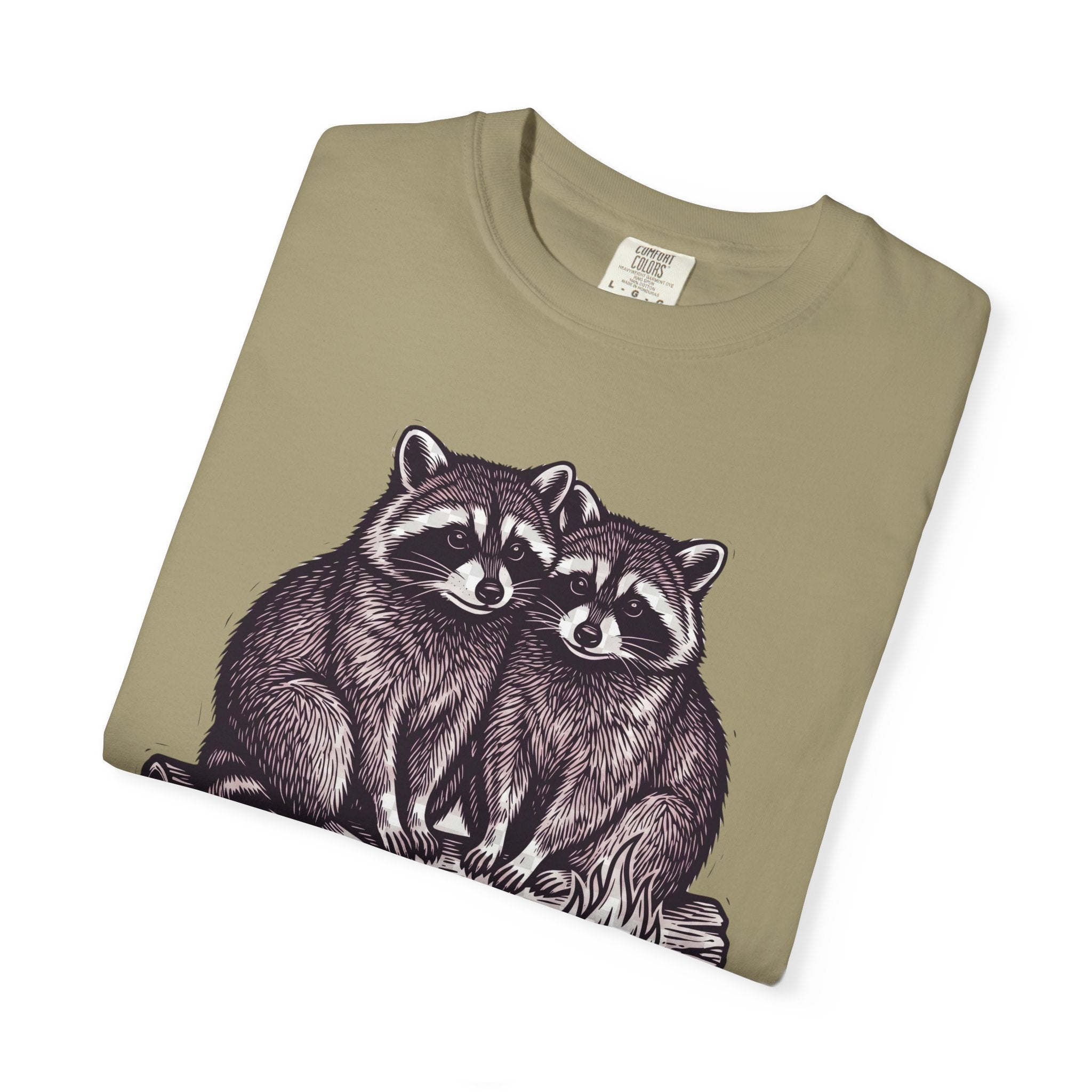 Cuddling Raccoons T-Shirt