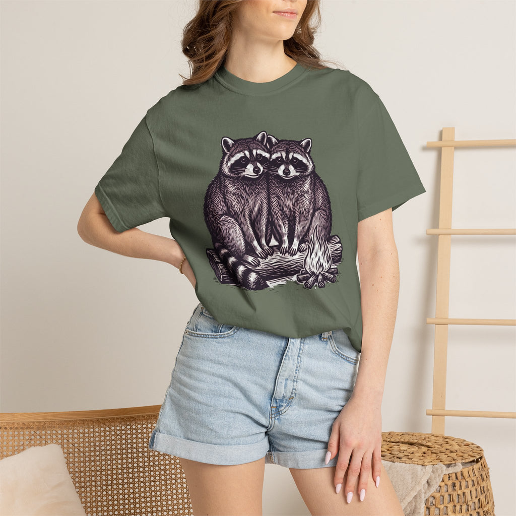 Cuddling Raccoons T-Shirt