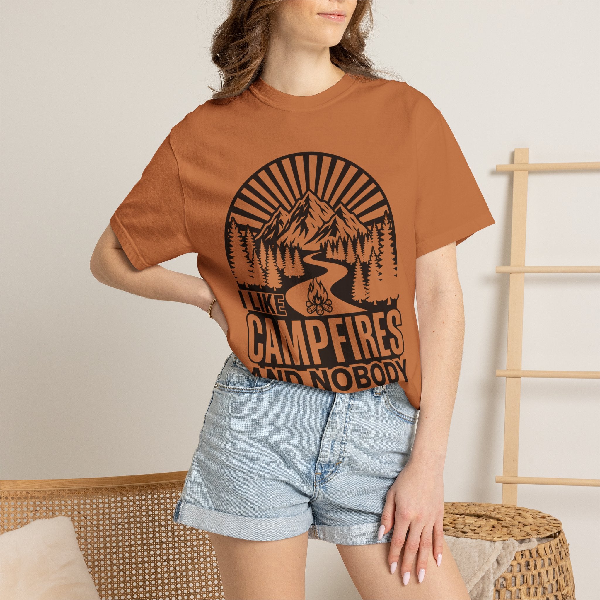 I Like Campfires And Nobody T-Shirt