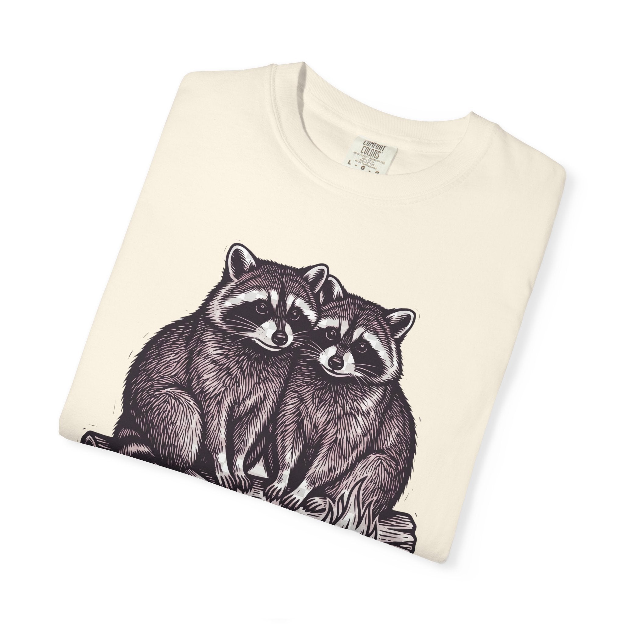 Cuddling Raccoons T-Shirt