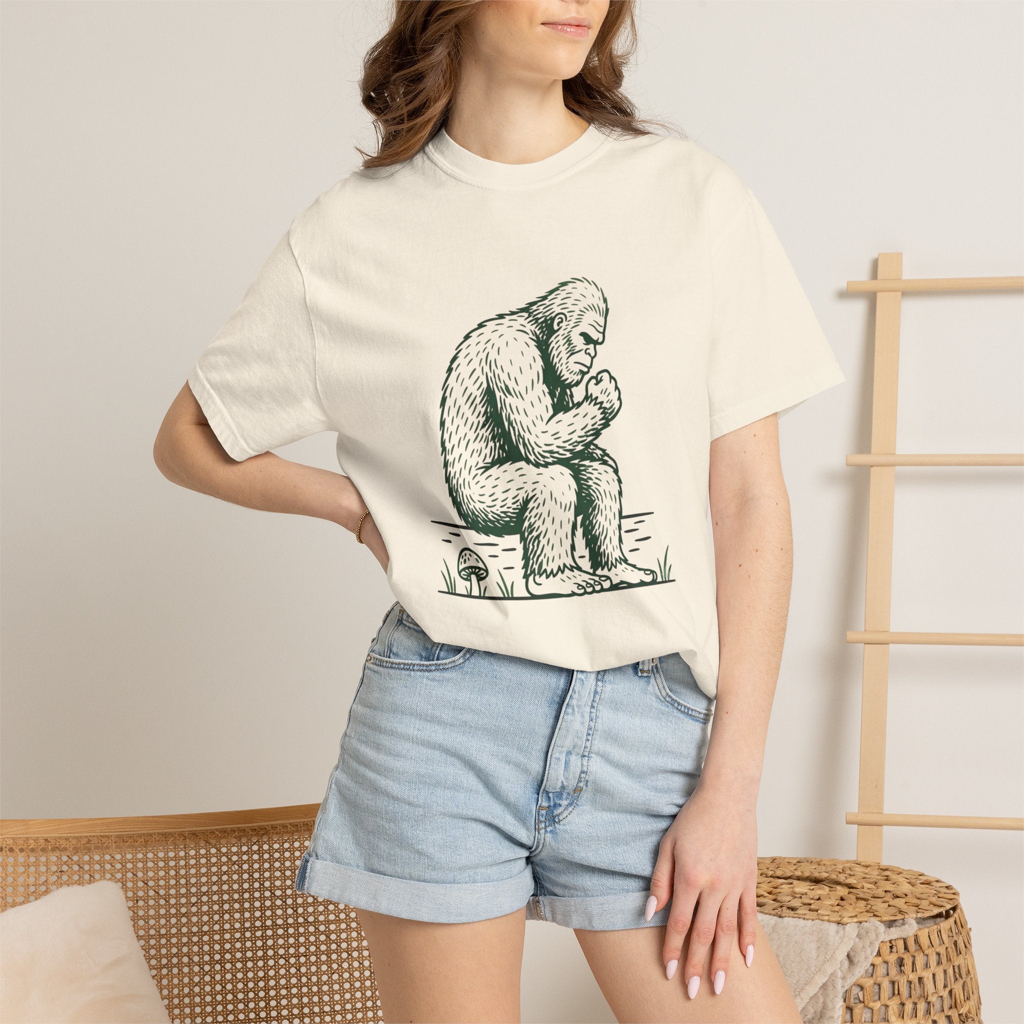 Bigfoot Thinking T-Shirt