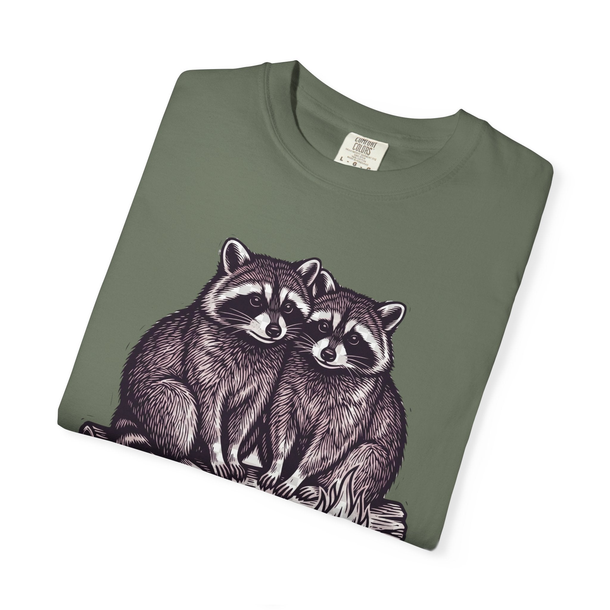 Cuddling Raccoons T-Shirt