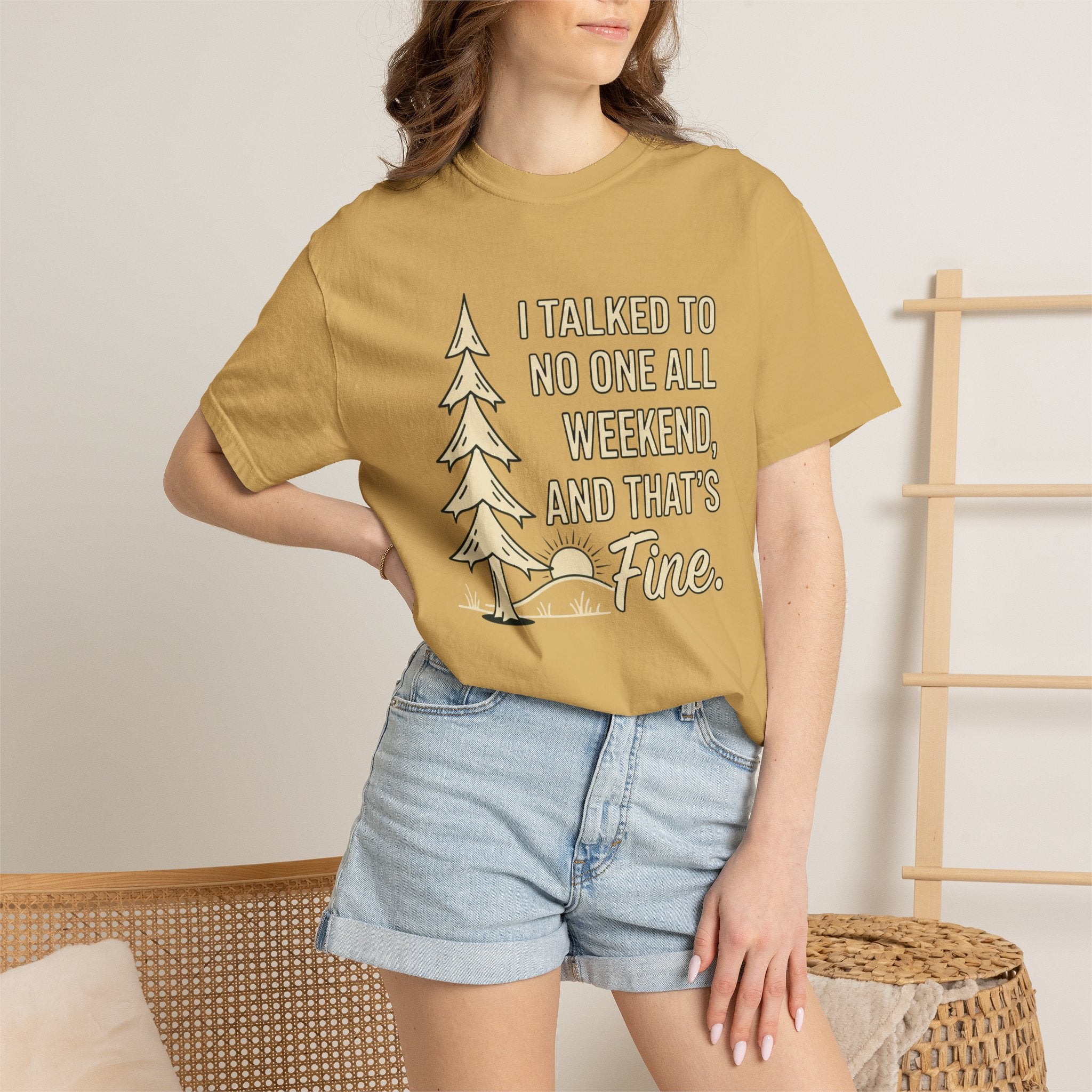I Talked to no one T-Shirt