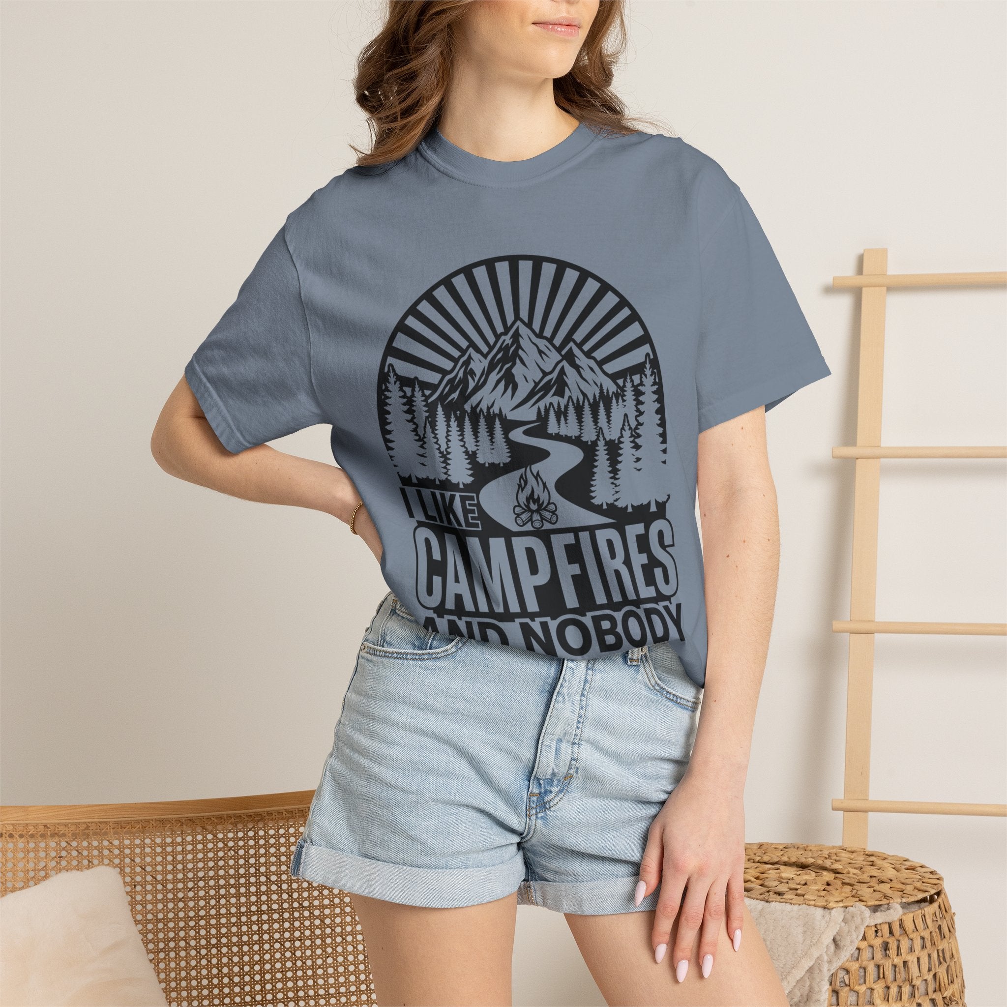I Like Campfires And Nobody T-Shirt