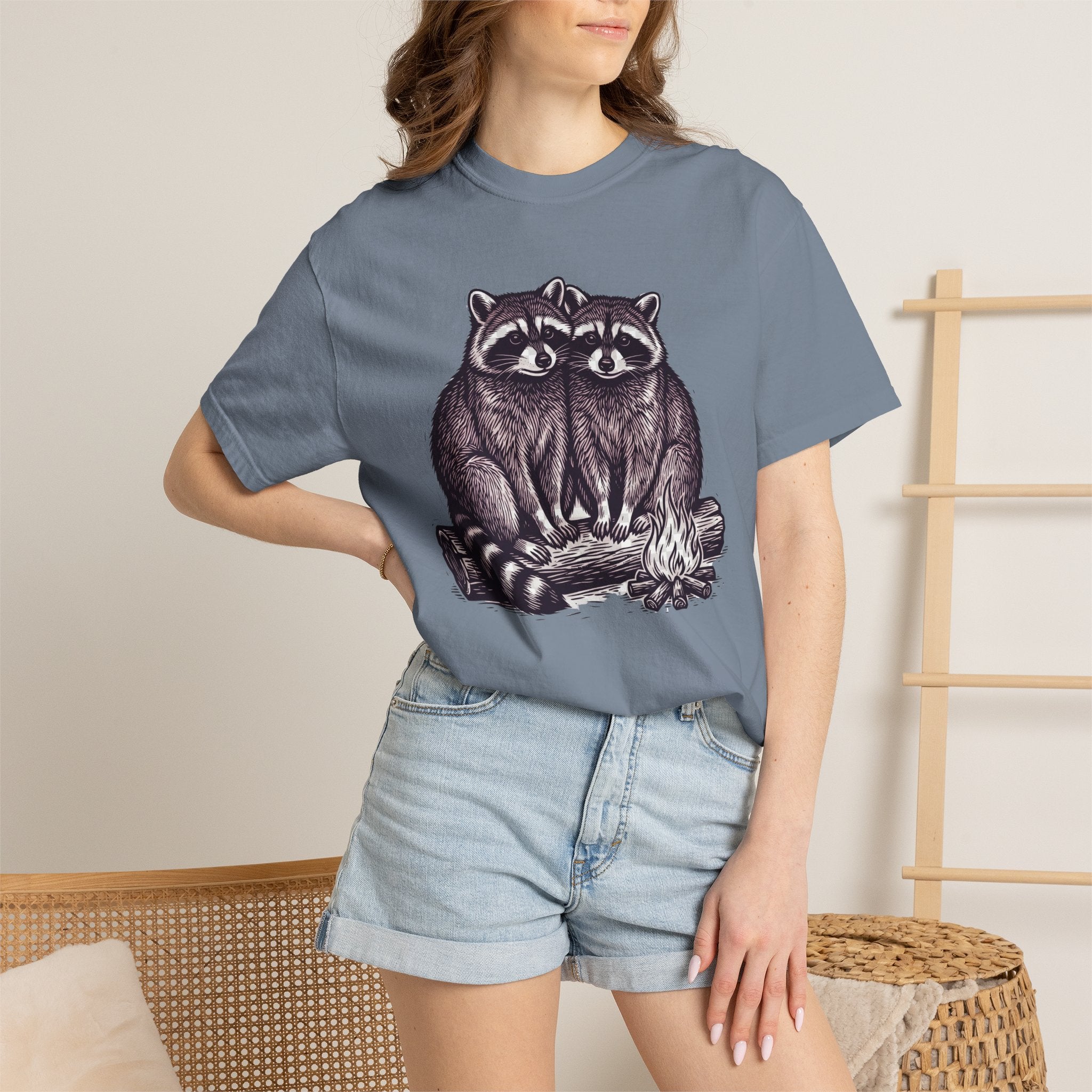 Cuddling Raccoons T-Shirt