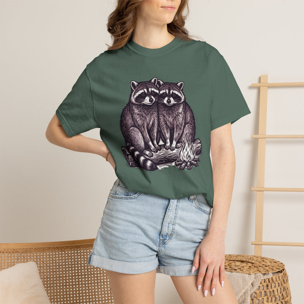 Cuddling Raccoons T-Shirt