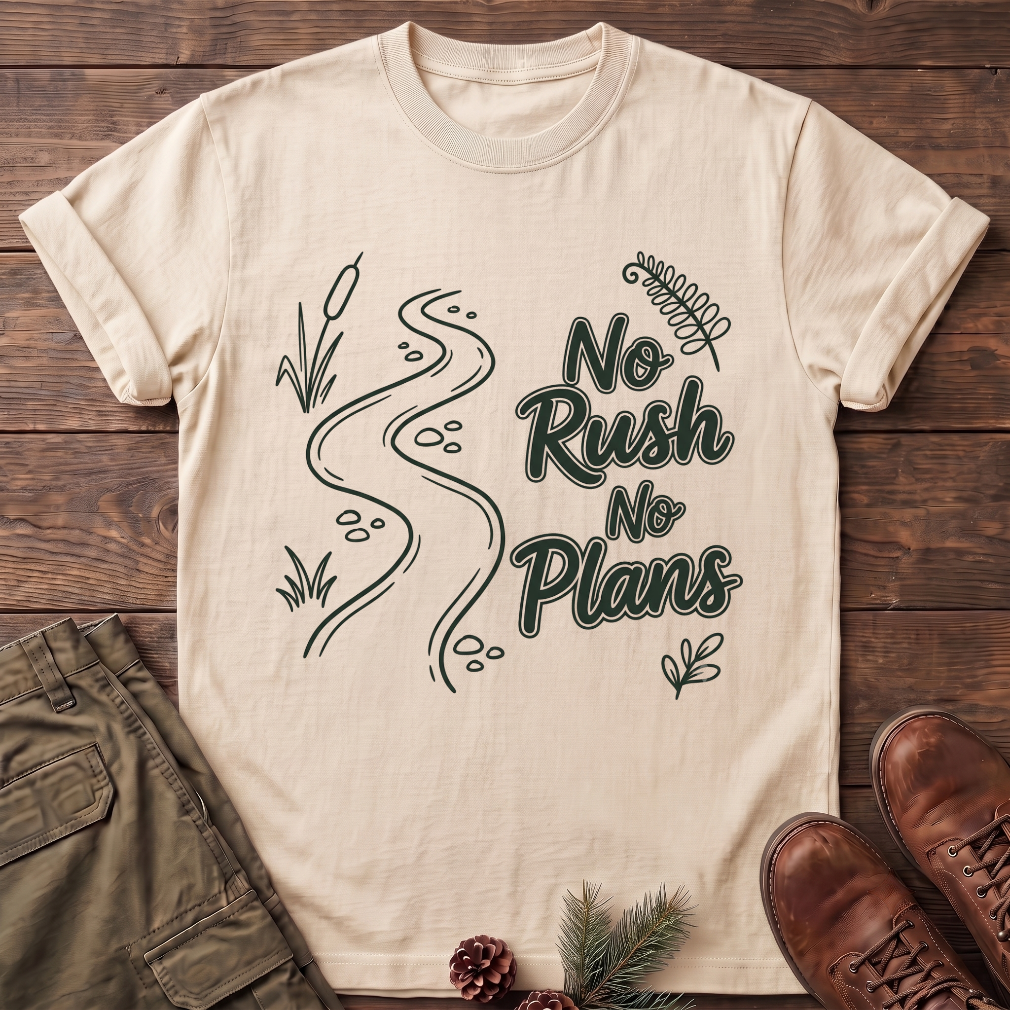 No Rush No Plans T-Shirt