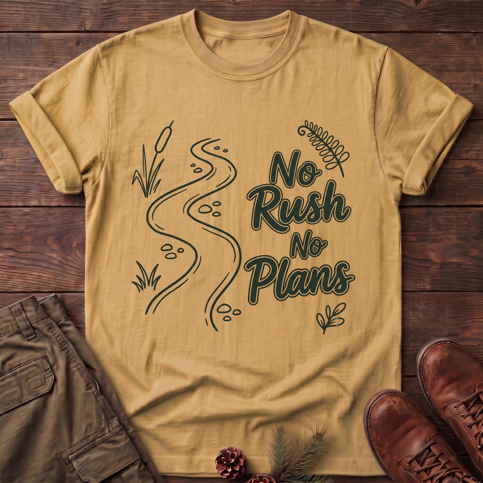 No Rush No Plans T-Shirt
