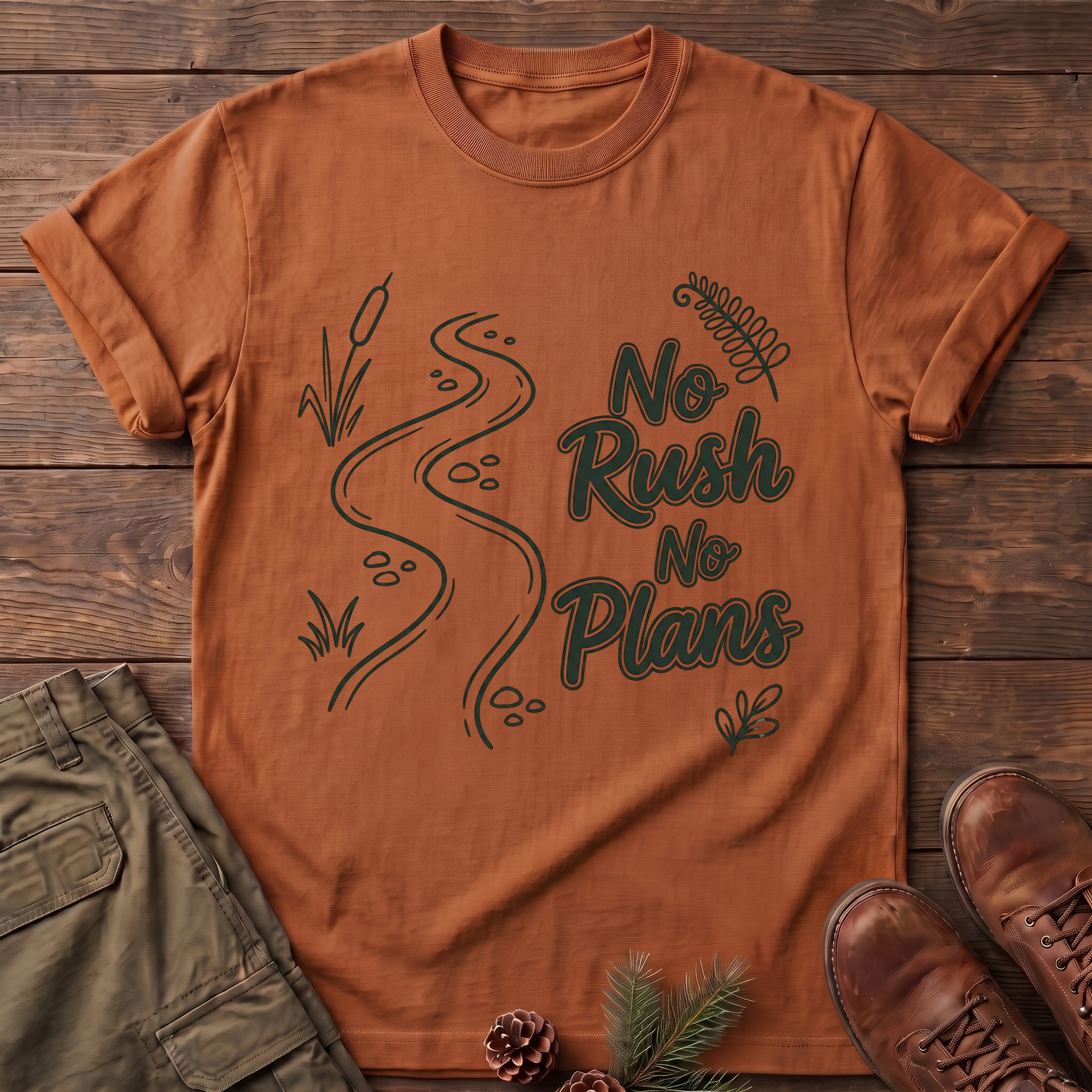No Rush No Plans T-Shirt